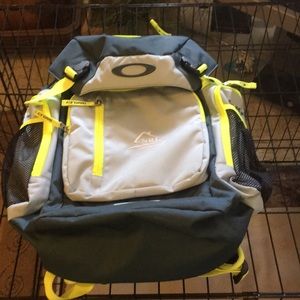 Blue grey and green Oakley backpack